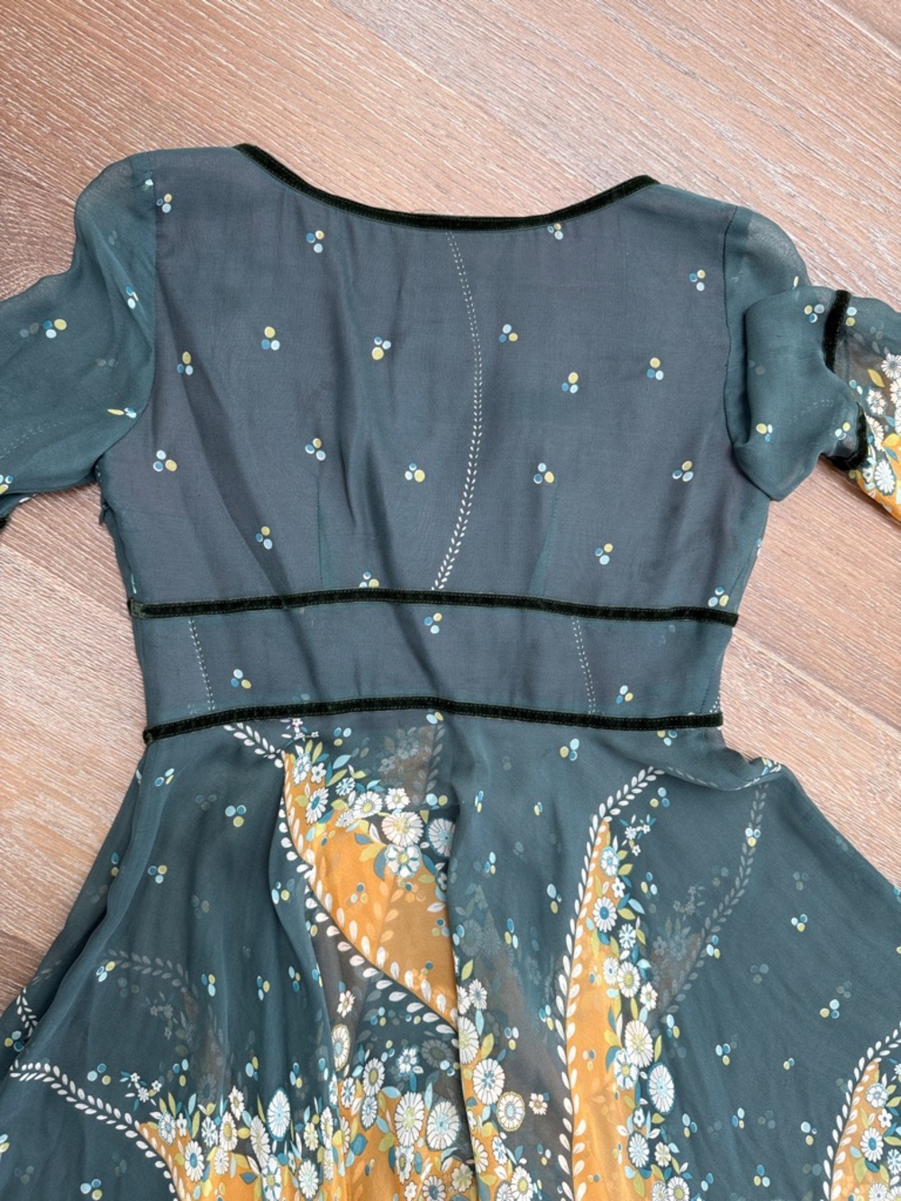 Vintage Y2K 2002 fall runway Anna Sui festival dress - Picture 9 of 12